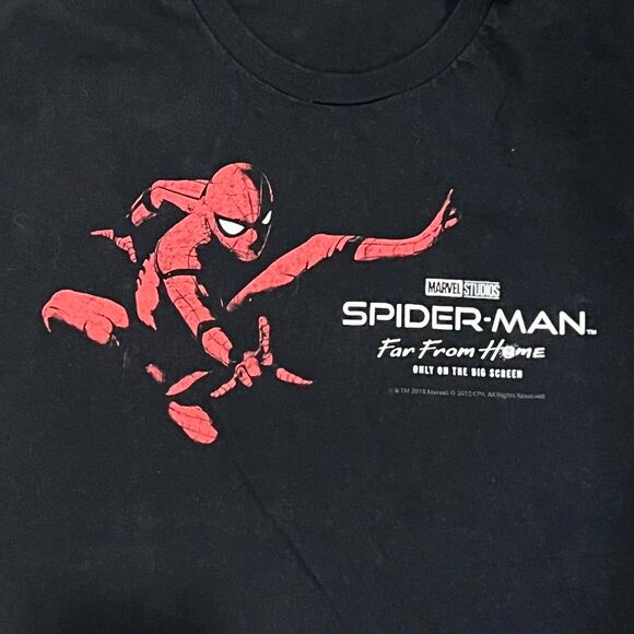 2019 Spiderman Far From Home Tee Shirt Movie Promo - Size Medium - Picture 2 of 7